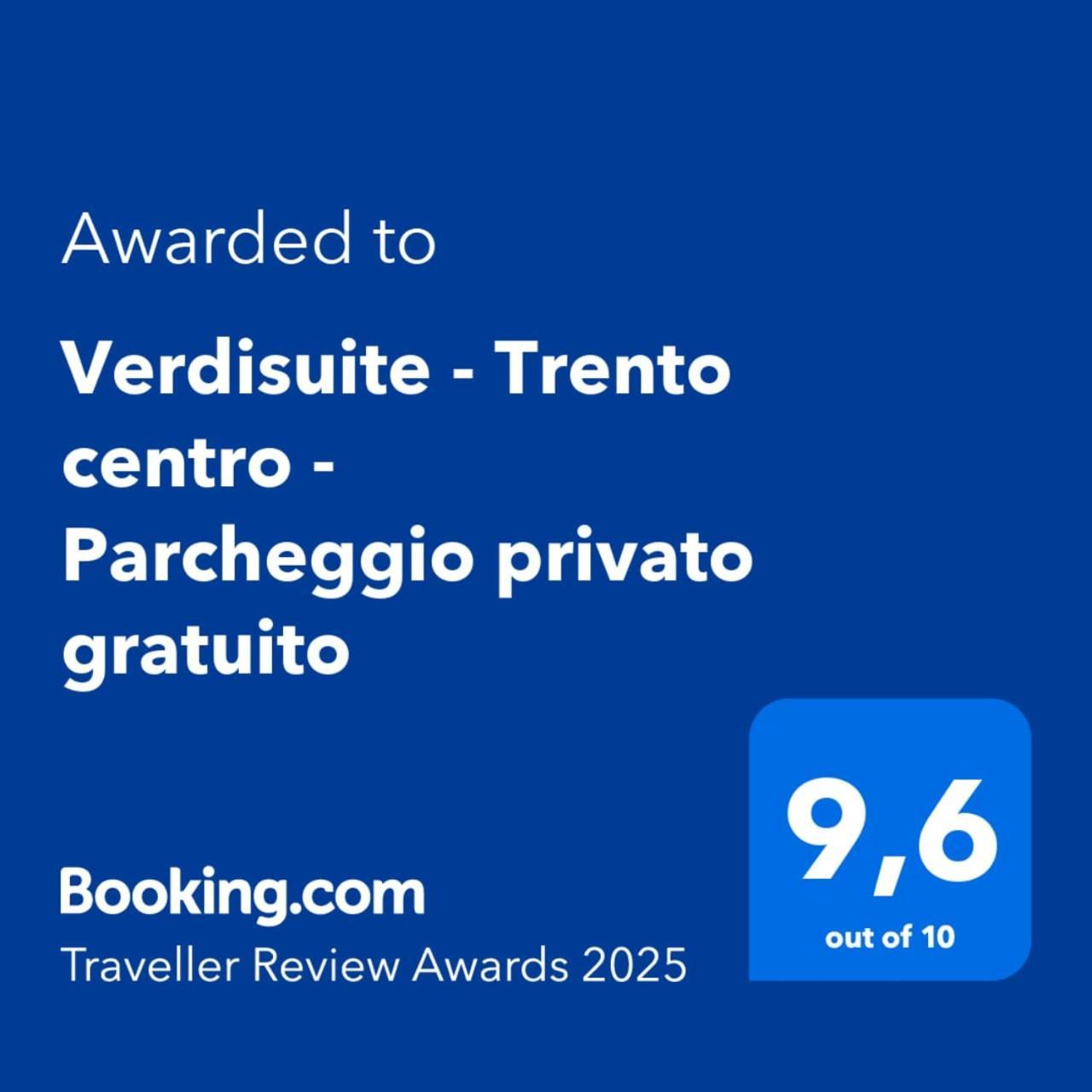 Verdisuite - Trento Centro - Parcheggio Privato Gratuito מראה חיצוני תמונה